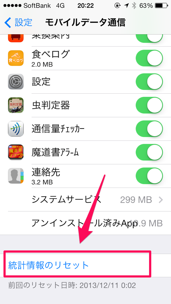 リセット