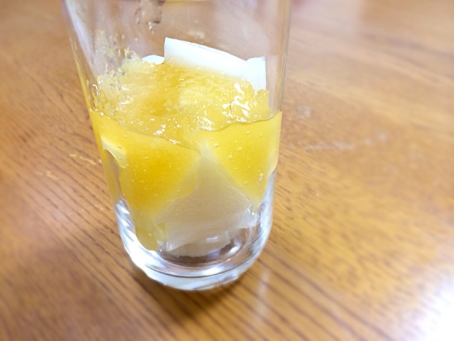 ハチミツを加える。
