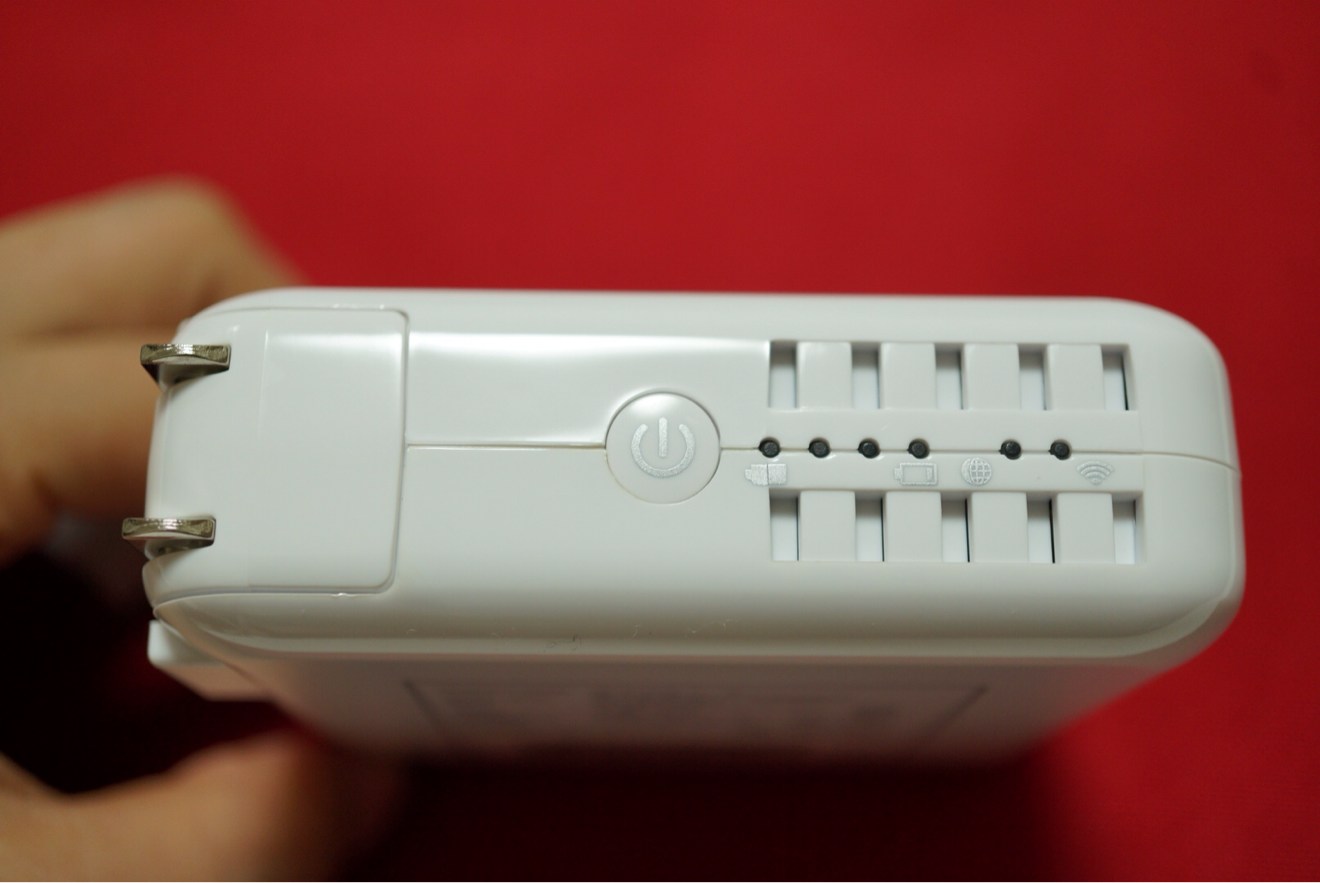 電源はここで入れられます。